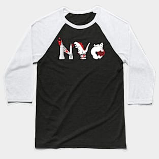 Retro NYC Movies Baseball T-Shirt